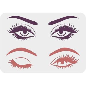FINGERINSPIRE Plantillas de ojos para pintar plantillas_1