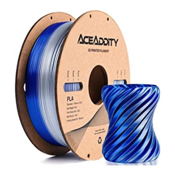 Aceaddity Silk Magic PLA 3D Printer Filament DualColour_1