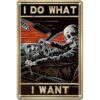 POBBUK Cartel de metal de estaño con texto en inglés I Do_1