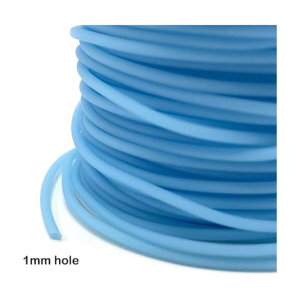 Cable de tubo de goma hueco de 54 yardas 0.079 in azul