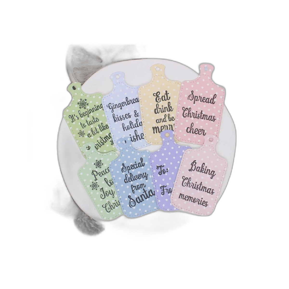 KSCRAFT Deseos de Navidad con tabla de cortar sello de