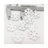 Dzrige 100 calcomanías de madera blanca con copo de nieve_6