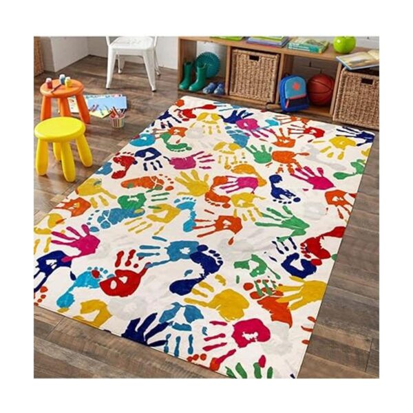 STARUIA Handprints and Footprints Alfombra infantil para