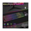 Wireless RGB Gaming Keyboard and Mouse Rechargeable RGB