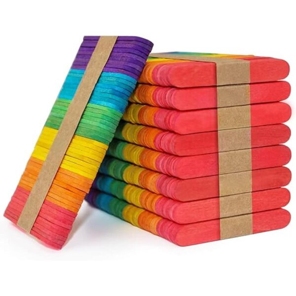 WISYOK 450 palitos de manualidades de colores mini
