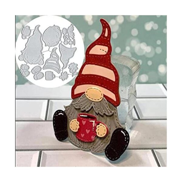 Christmas Gnome Metal Die Cuts Dies Cutting Spring Flower