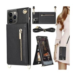HOGGU Funda bandolera para iPhone 14 Pro con tarjetero_1