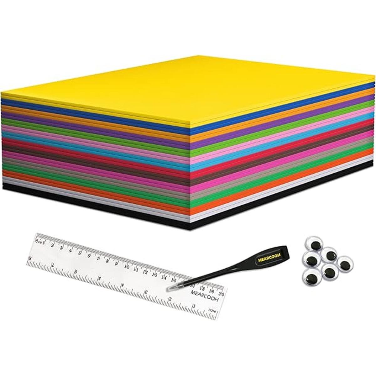 MEARCOOH Hojas de espuma de 9 x 12 pulgadas paquete de