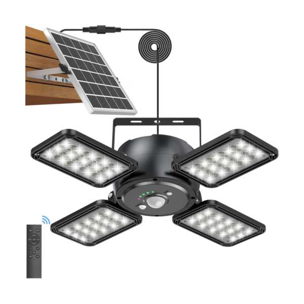 Luz colgante solar para interiores y exteriores con_1