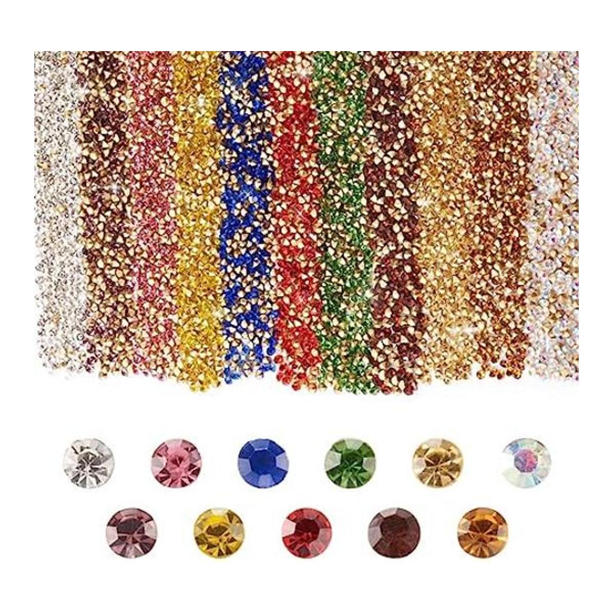 Beadthoven 5500 diamantes de imitación puntiagudos en la