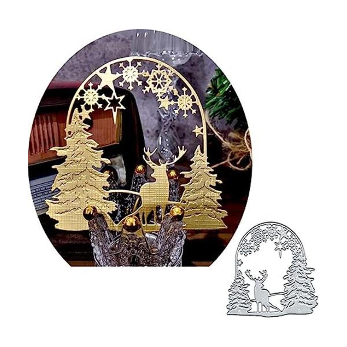 Christmas Ball Metal Die Cuts Dies Cutting Christmas Tree