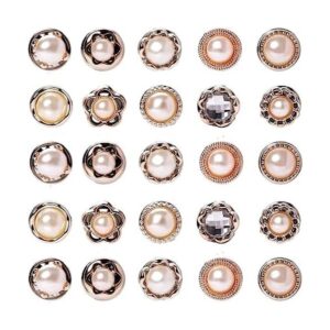 Broche de camisa para mujer 100 piezas botones de