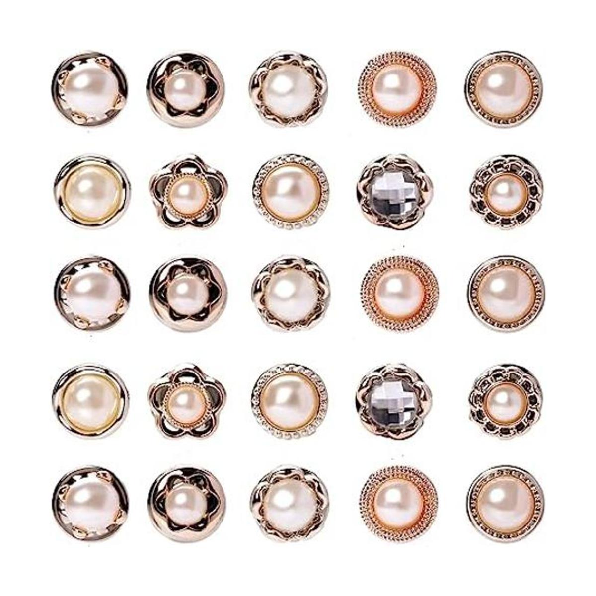 Broche de camisa para mujer 100 piezas botones de
