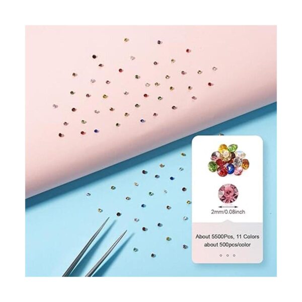 Beadthoven 5500 diamantes de imitación puntiagudos en la
