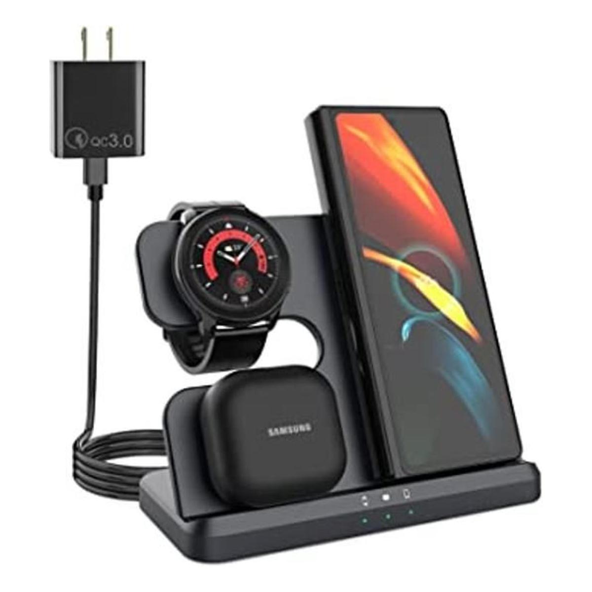 Cargador inalámbrico 3 en 1 para Samsung Samsung Galaxy