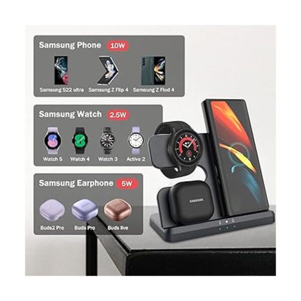 Cargador inalámbrico 3 en 1 para Samsung Samsung Galaxy_2