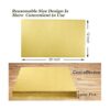 Undemouc Papel de seda dorado para embalaje 110 hojas de