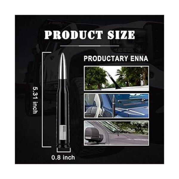 Ajxn 1 antena de bala para auto camión mástil de antena_3