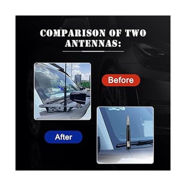 Ajxn 1 antena de bala para auto camión mástil de antena_4