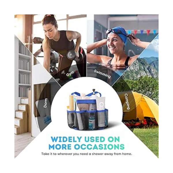 Mesh Shower Caddy Portable for College Dorm Room