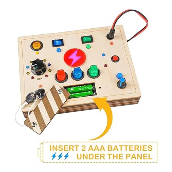 Joyreal Montessori Juguetes sensoriales de tablero_4
