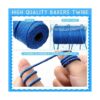 Kenning 32 rollos de cuerda de macramé 4 hebras 0.118 in