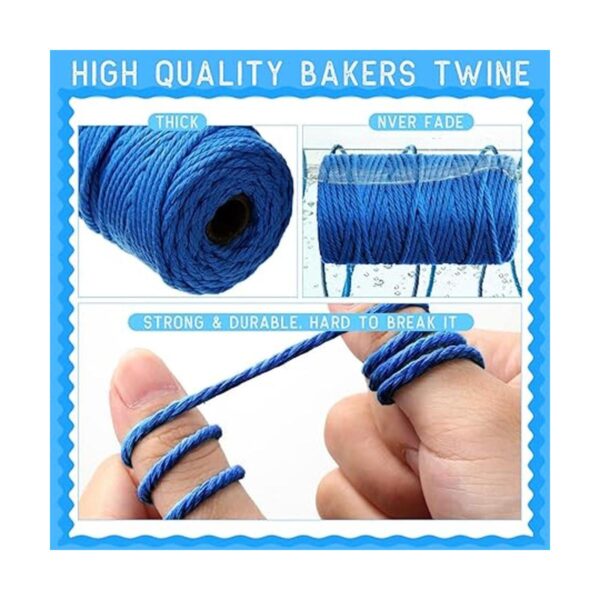 Kenning 32 rollos de cuerda de macramé 4 hebras 0.118 in