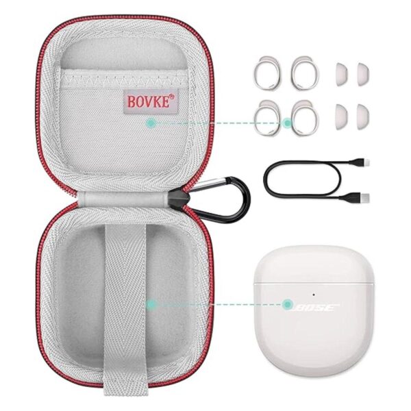 BOVKE Funda de transporte para auriculares Bose