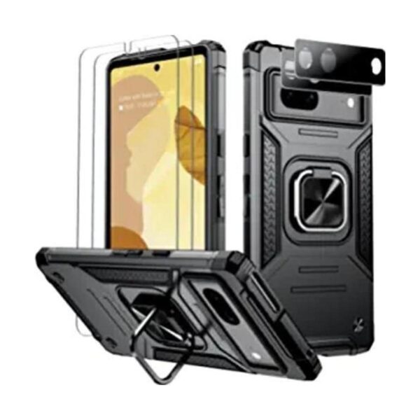 SPIDERCASE Funda para Google Pixel 7 con 2 piezas_1