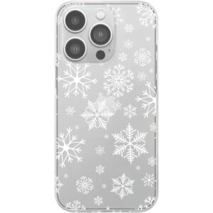 Blingys Funda para iPhone 14 Pro diseño de copo de nieve_1