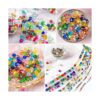 MIKIMIQI 750 cuentas de cristal surtidas para hacer joyas