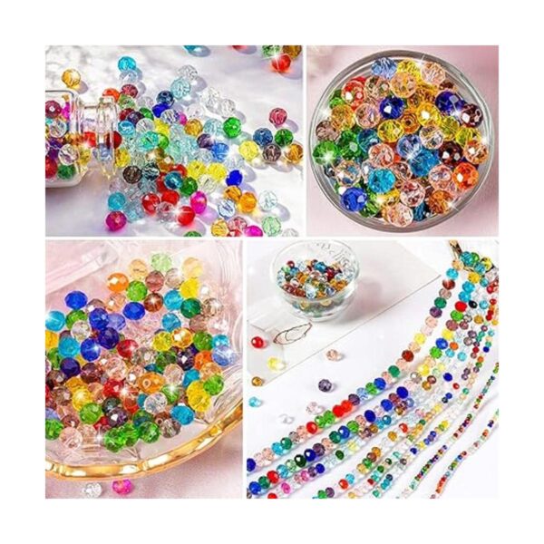 MIKIMIQI 750 cuentas de cristal surtidas para hacer joyas