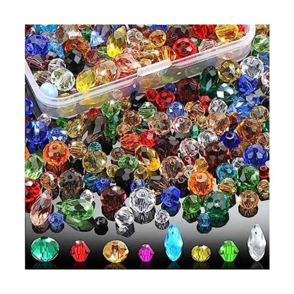 MIKIMIQI 750 cuentas de cristal surtidas para hacer joyas