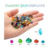 MIKIMIQI 750 cuentas de cristal surtidas para hacer joyas