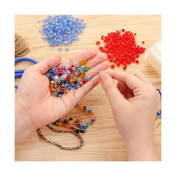 MIKIMIQI 750 cuentas de cristal surtidas para hacer joyas