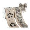 AnyDesign 2 rollos de cinta con alambre de Jesús de