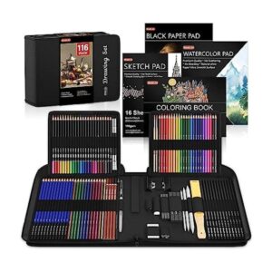 Kit de dibujo de 116 piezas suministros de dibujo