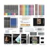 Kit de dibujo de 116 piezas suministros de dibujo