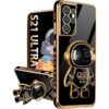 Buleens Funda para Samsung Galaxy S21 Ultra con soporte de_1