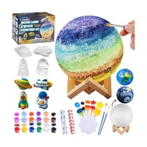 Pinta tu propia lámpara de luna luz nocturna de luna 3D_1