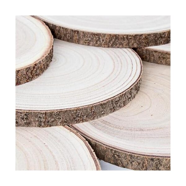 Maputune 8 piezas de 7 a 8 pulgadas grandes de madera sin