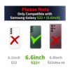 Buleens Funda para Samsung Galaxy S22 Plus con soporte de_2