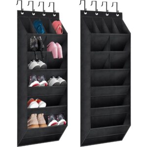 2 Pack Over The Door Shoe Organizer Hanging Shoe Organizer