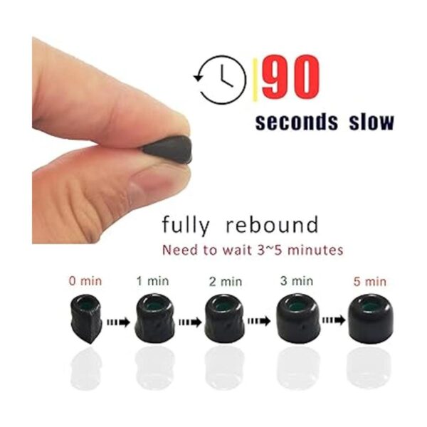 Luckvan Eartips de espuma viscoelástica para Sony_2