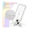 VAOXTY Funda compatible con iPhone 14 transparente con_4