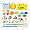PENGFULL Tablero de franela de fieltro con sistema solar_2