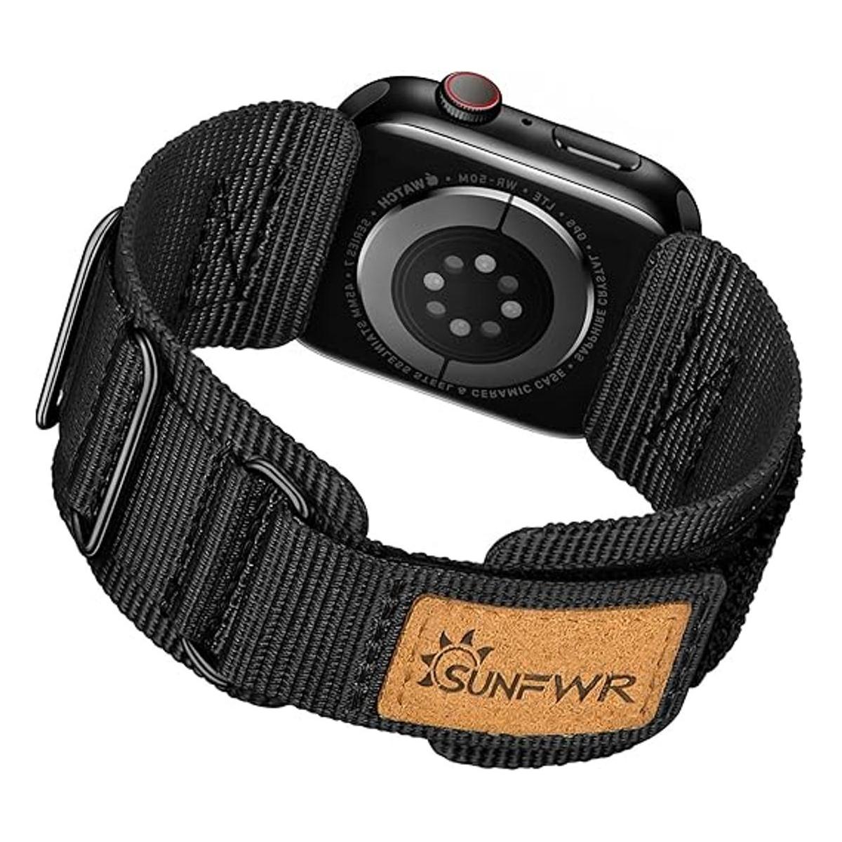 SUNFWR Compatible con Apple Watch Band de 1.654 in 1.732