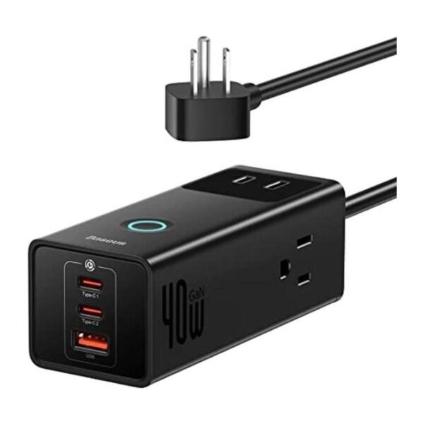 Baseus PowerCombo Pro de 40 W regleta protectora de_1