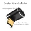 Adaptador USB C de 90 grados paquete de 4 AuviPal de 40_5