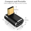 Adaptador USB C de 90 grados paquete de 4 AuviPal de 40_6